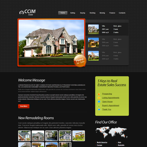 Landing page design contest entry by Business Tech Park