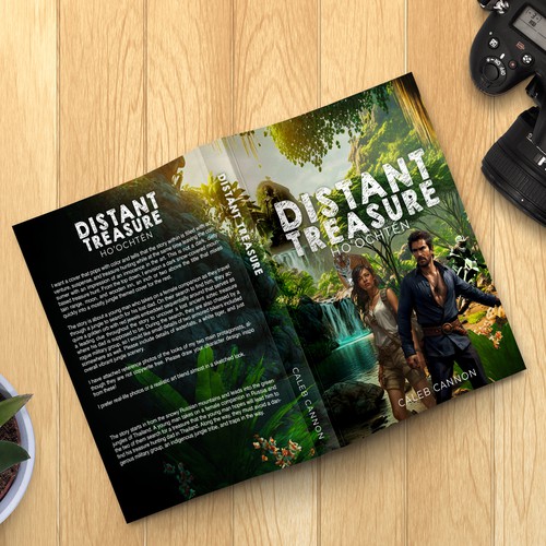 Fiction Book Cover for a Vibrant Jungle Adventure Design by M!ZTA