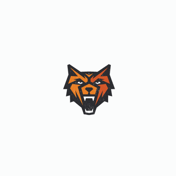 Geometric animal logo