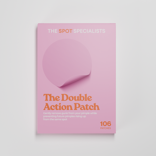 Pimple Patch PACKAGING to appeal to FEMALE BEAUTY user Design by Tamara.D