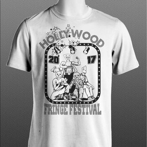 The 2017 Hollywood Fringe Festival T-Shirt Design by Vrabac
