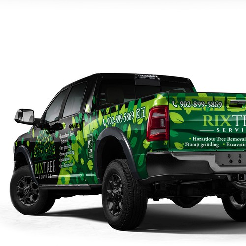 Truck wrap design Design by Art Mahno ✔