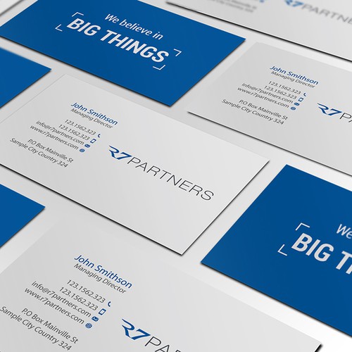 Venture captial firm needs a new business card | Business card contest