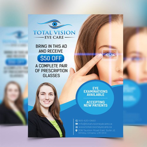 Magazine Ad for Optometry Office needed quickly | Postcard ...