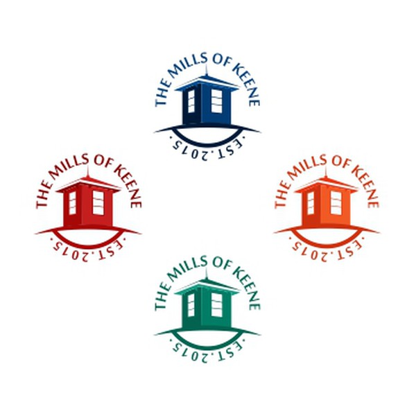 Create a unique housing development logo for The Mills of Keene