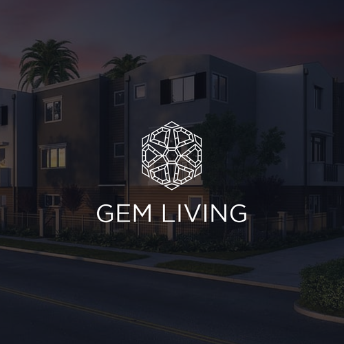 Geometrical, minimalist, modern brand design for Gem Living Design by Tofiky