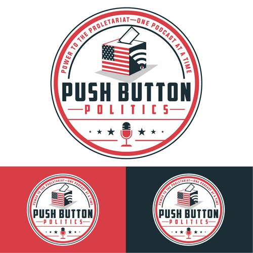 Push Button Politics Logo Design Design by GivenChy