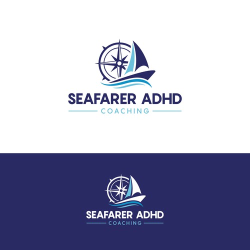 Abstract sailboat logo to evoke navigation and adventure Design by souart