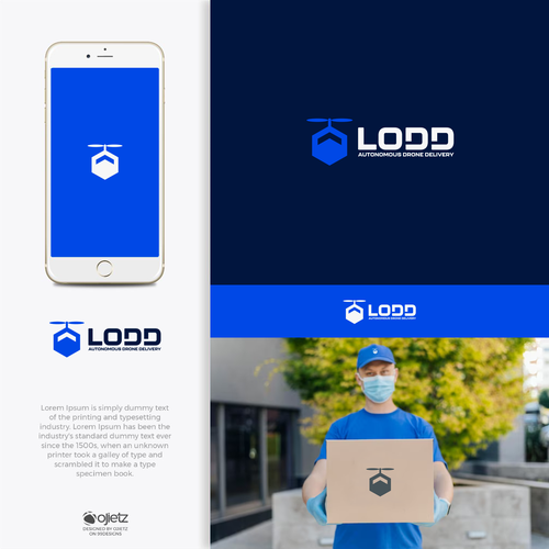 lodd - Design the modern logo of a drone delivery services venture Design by ojietz