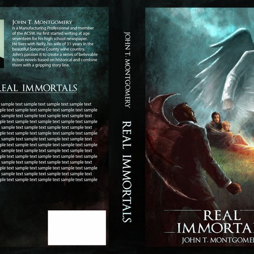 Help design a new Fiction Series book cover - Real Immortals Design by paganus