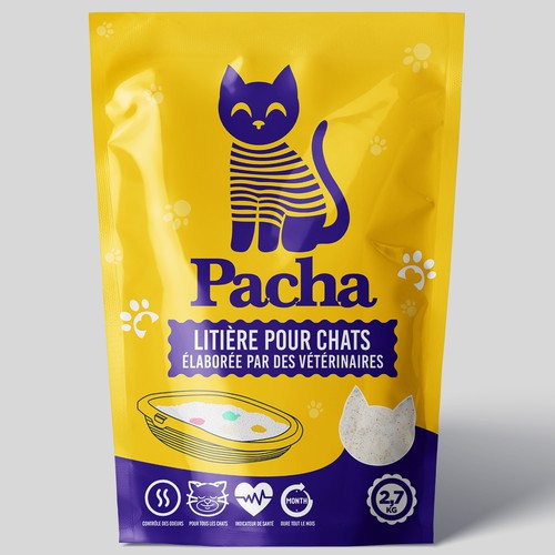 Cat Litter startup Minimalistic packaging - Contest Design by agooshe