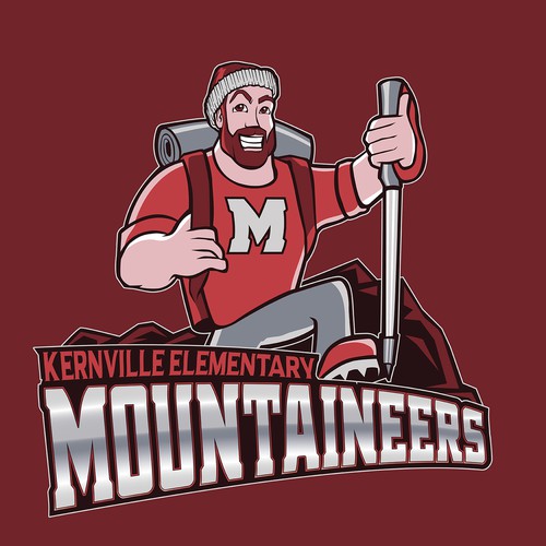 mountaineer mascot clipart