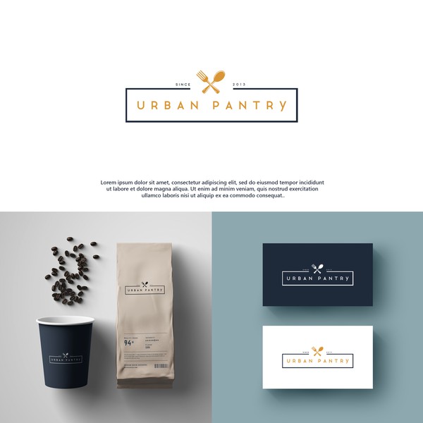 Design by Michael Diasz Kirindage titled "Urban Pantry Logo"