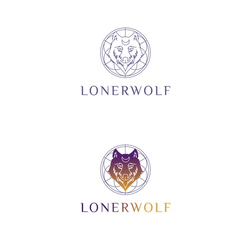 Wolf Sun/Moon Logo For Spiritual Website Design by MagesticD