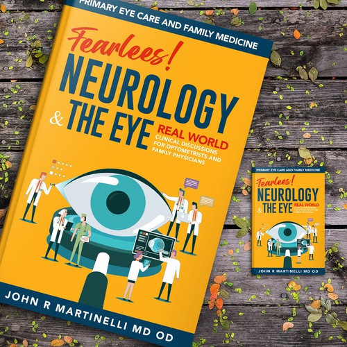 Medical Cover about Neurology & The Eye/Vision in a bold yet engaging style for a new educational series for physicians. Design by Aaniyah.ahmed