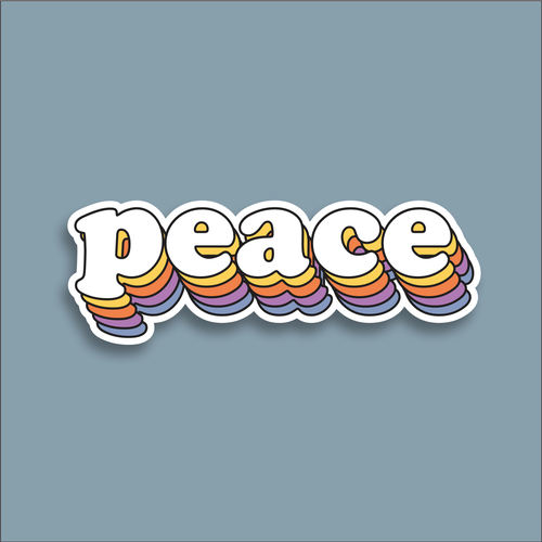 Design di Design A Sticker That Embraces The Season and Promotes Peace di mhmtscholl