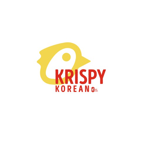 Yellow and Red Korean Fried Chicken Diseño de SORG® / Serch Orozco