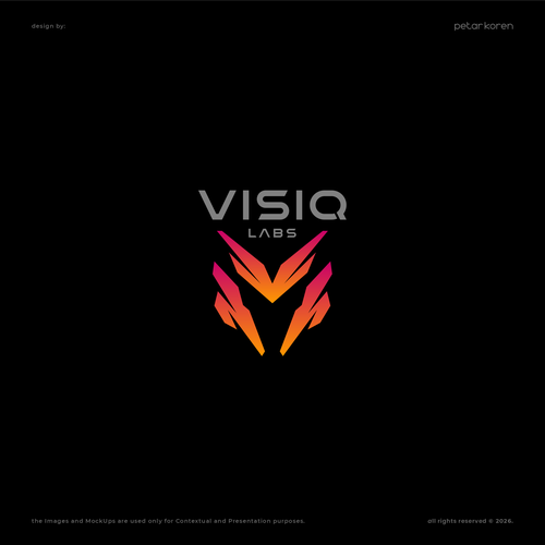 "VISIQ LABS - Runtime Harness for AI Agents" winning Logo & business card