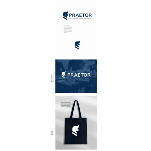 New law firm needing an innovative and non traditional logo (Praetor Inc.) Design by Garson