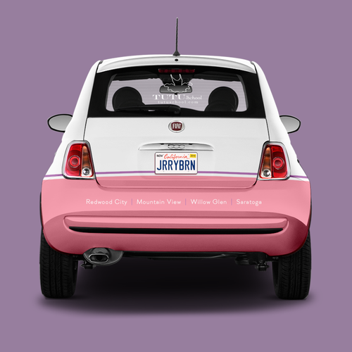 Design a cute looking fiat for a whimsical ballet school, Car, truck or  van wrap contest