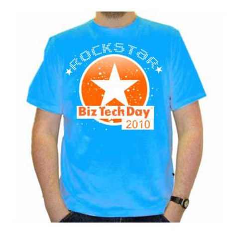 Give us your best creative design! BizTechDay T-shirt contest Design by villaincreative