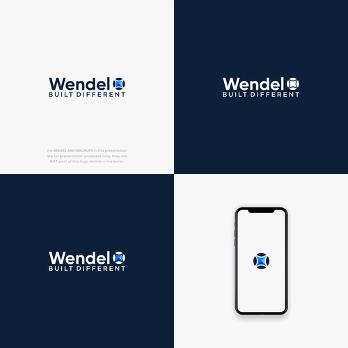 Luxury Logo Design for Wendel X — A Premium Construction Brand Built Different Design by Oka4