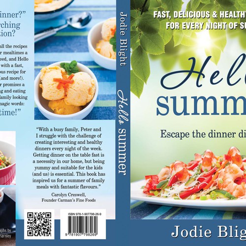 hello summer - design a revolutionary cookbook cover and see your design in every book shop デザイン by LilaM