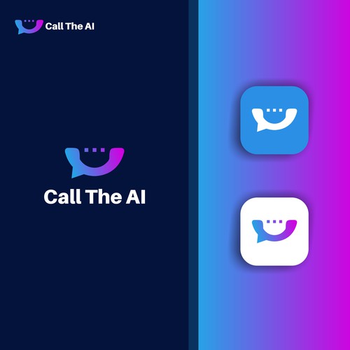 AI Communication Logo Design by Fik96