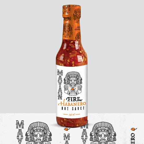 Design di Mayan Fire Hot Sauce di Rimposhe