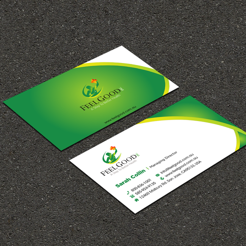 A Step To Better Health - Business card for the medical industry Design by FK_Designs