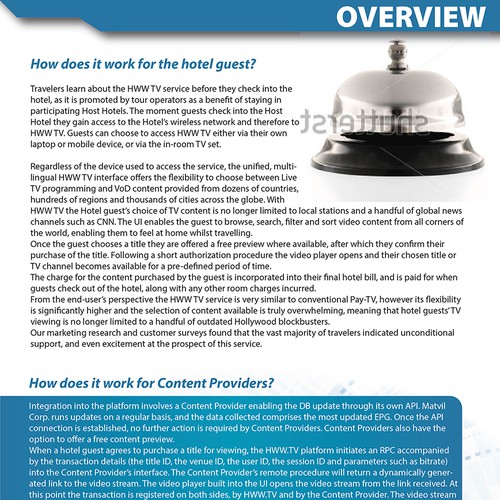 Create a corporate B2B brochure design Design by V.M.74