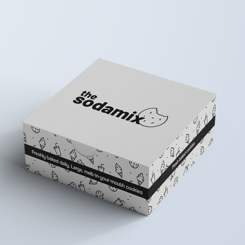 Single Cookie Box Design by Mellalance