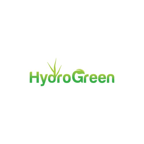 Sleek bold logo for hydroseeding company water droplet/grass Design by Pratiksha93