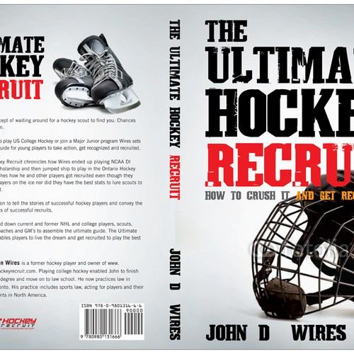 Book Cover for "The Ultimate Hockey Recruit" Ontwerp door line14