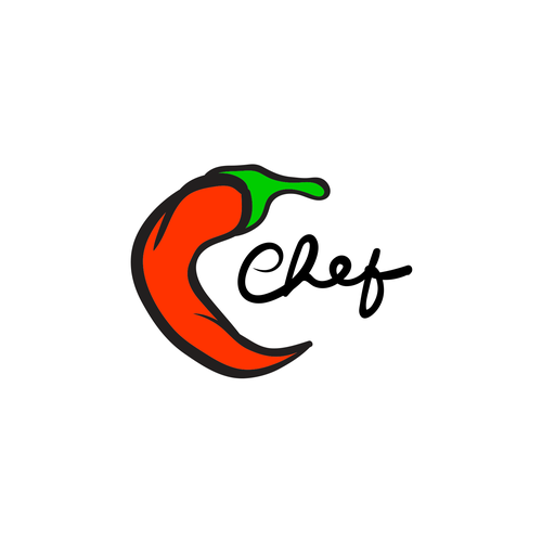 "CHEF": Food & Cooking Social Media Logo Design by Ponteresandco