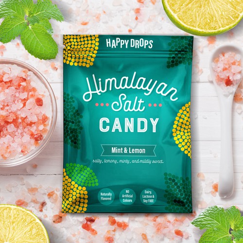 Design a clean yet fun and upscale packaging for a hard candy product, Product packaging contest