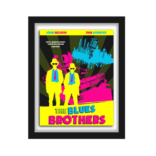 Create your own ‘80s-inspired movie poster! Diseño de Mark Takeuchi