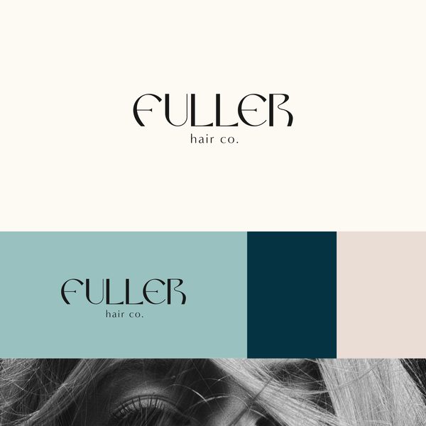Cool and elegant logo for a hair extensions company