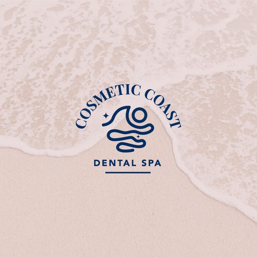 Design old money aesthetic for boutique cosmetic dental office located on the coast on NC Design by Studio Ozaques