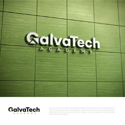 "GalvaTech Academy" winning Logo design