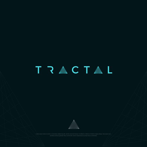 Design di Tractal Logo and Branding di Ikonia-studio