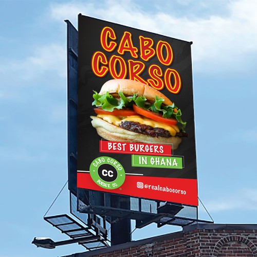 Billboard for Burger Company Design by dezignedge*