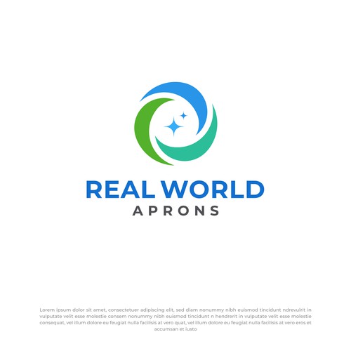 Real World Aprons Logo Design by Midas™ Studio`s