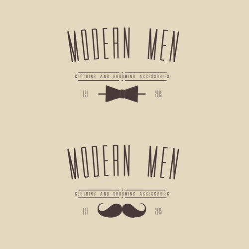 Manly, Retro-Modern Logo for Modern Men: A Subscription Box for the Modern Gentleman Design by W_I_R_E