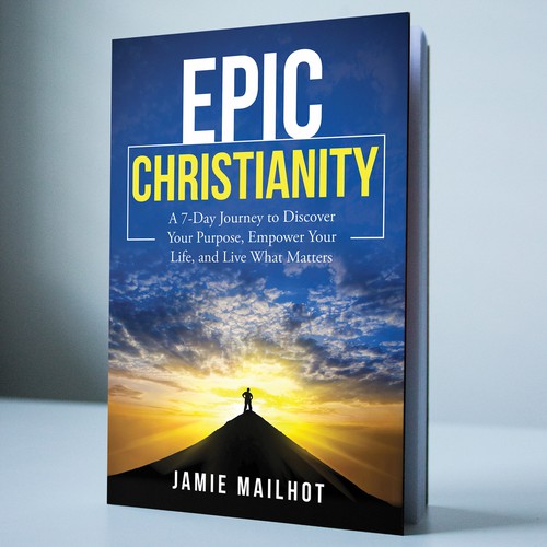 Epic Christianity Book Cover Design – Self Help and Life Motivation Christian Book – 6x9 Front and Back Réalisé par AnointingProductions