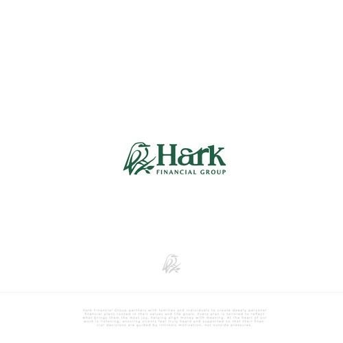 Design a Sophisticated, Organic Brand Identity for Hark Financial Group Design by EXPOinf