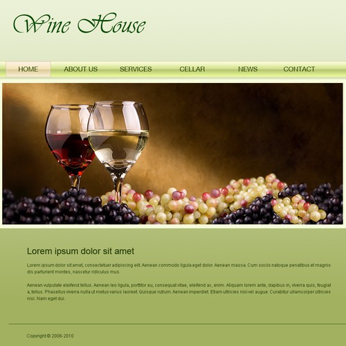 1-3 Page Website Template Design von Britany