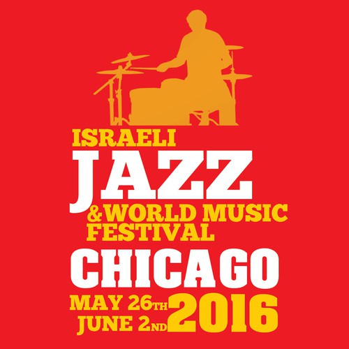 Israeli Jazz and World Music Festival Design por Studio98NL