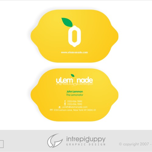 Logo, Stationary, and Website Design for ULEMONADE.COM Réalisé par Intrepid Guppy Design