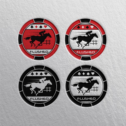 Flushed Icon Logo Design by Unique V Designs